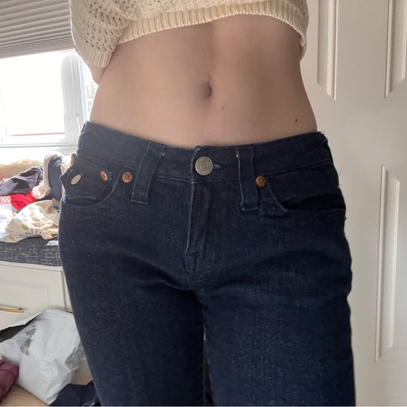 True religion dark wash jeans - Picture 3 of 8